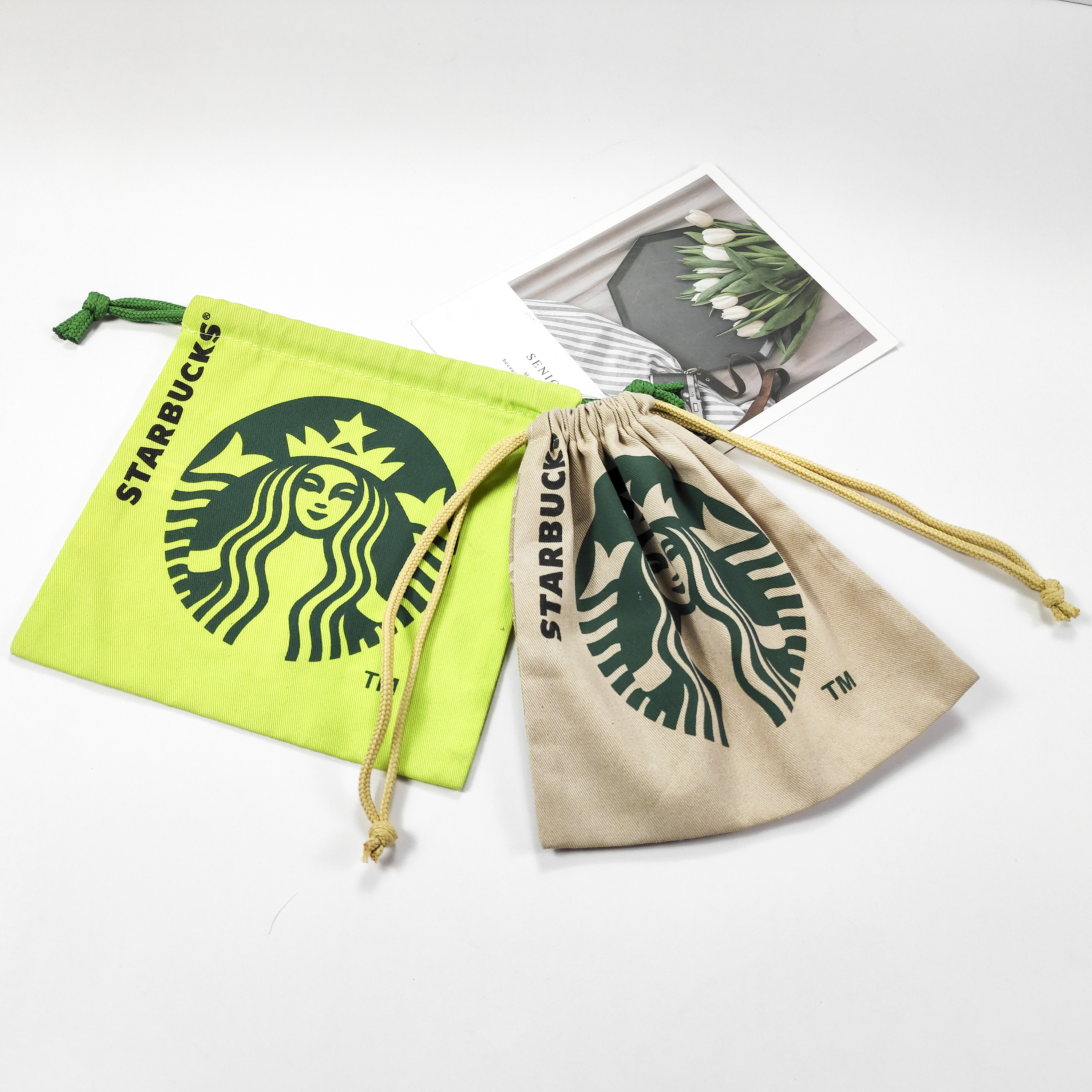 Twill Cotton Drawstring Bag